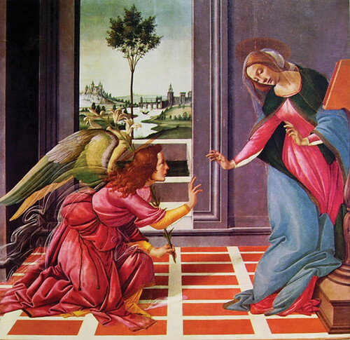 L'Annunciazione di Sandro Botticelli