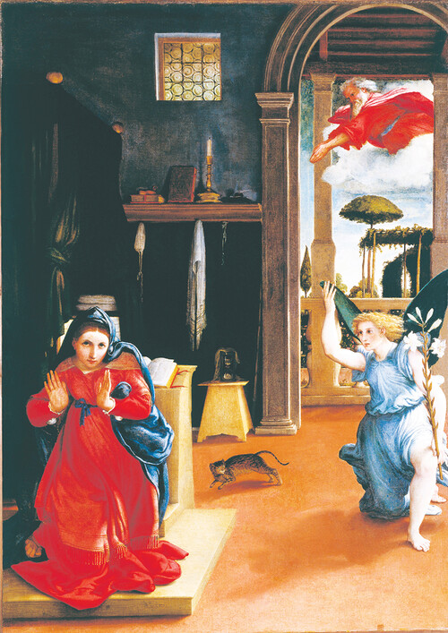 L'Annunciazione di Lorenzo Lotto