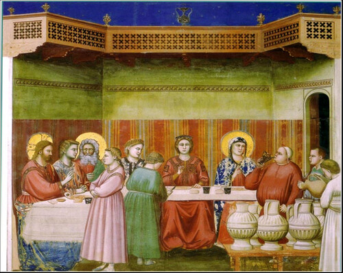 Il Miracolo alle Nozze di Cana di Giotto