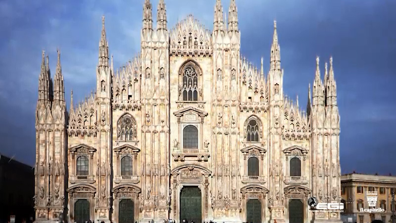 Il Duomo di Milano con audio in italiano