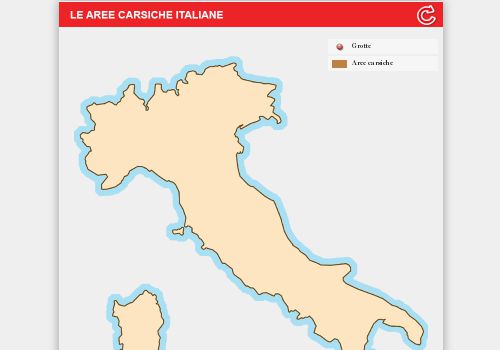 Le aree carsiche italiane