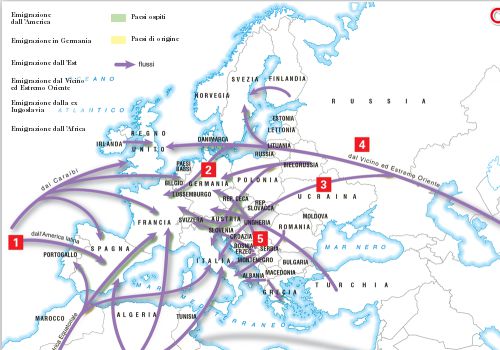Le migrazioni verso l’Europa