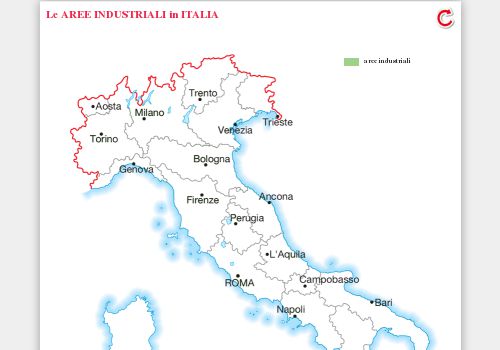 Le aree industriali in Italia