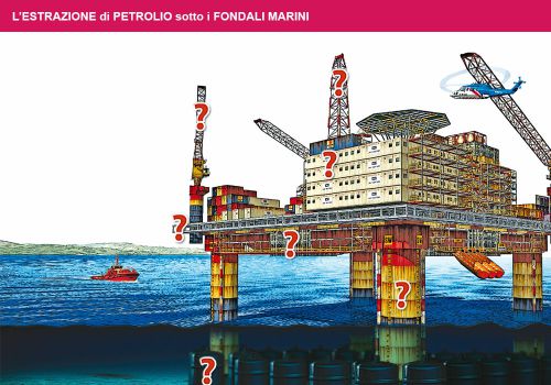 L’estrazione di petrolio sotto i fondali marini