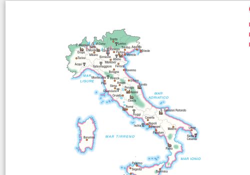 Le principali mete turistiche in Italia