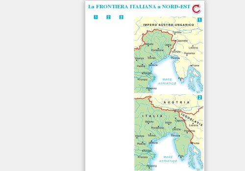 La frontiera italiana a nord-est