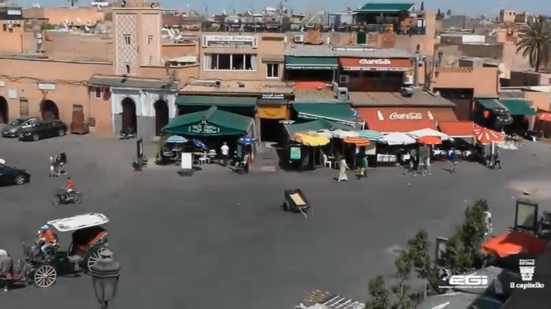 I souk di Marrakech con audio in italiano