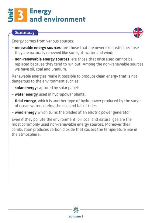 Energy and environment - Summary