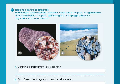 Le rocce e i minerali - Che cosa sai fare? - Esercizio 11