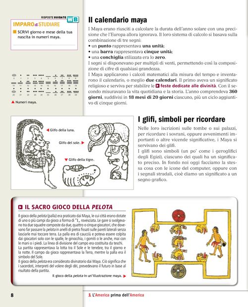 Risposte guidate - Il calendario maya