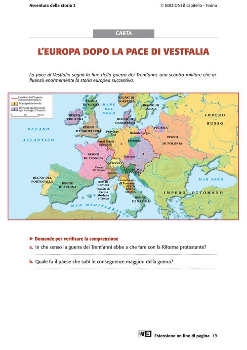 L'Europa dopo la pace di Vestfalia