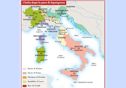 L'Italia dopo la pace di Aquisgrana