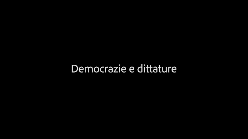Mappa di riepilogo - Democrazie e dittature