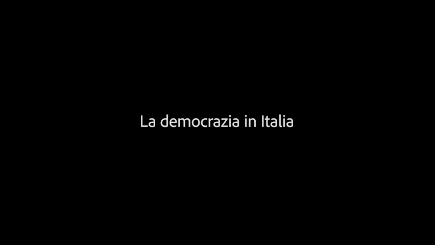 Mappa di riepilogo - La democrazia in Italia