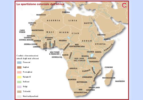 La spartizione coloniale dell’Africa