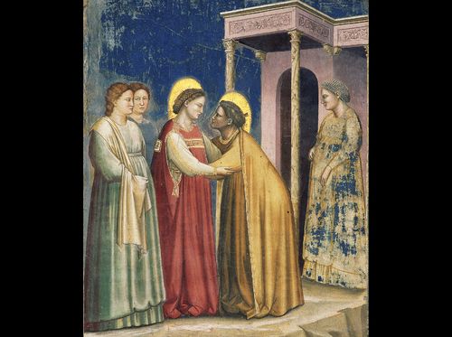 Visita di Maria a Elisabetta di Giotto