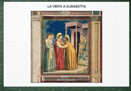 La visita a Elisabetta - Giotto, Visita di Maria a Elisabetta