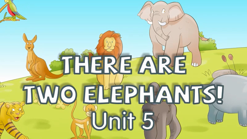 There are two elephants!