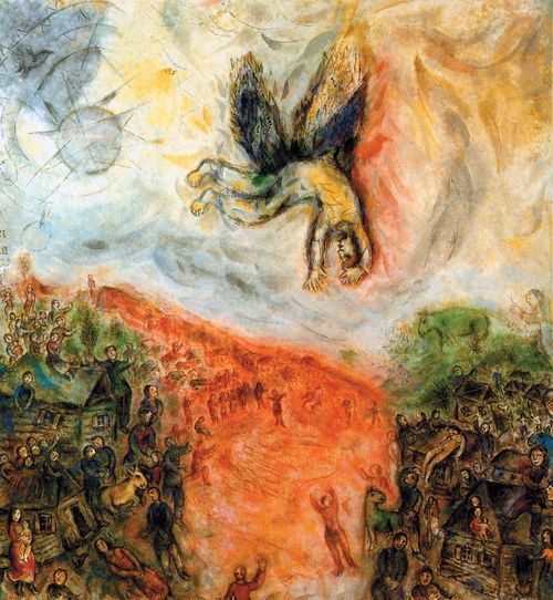 Marc Chagall, La caduta di Icaro