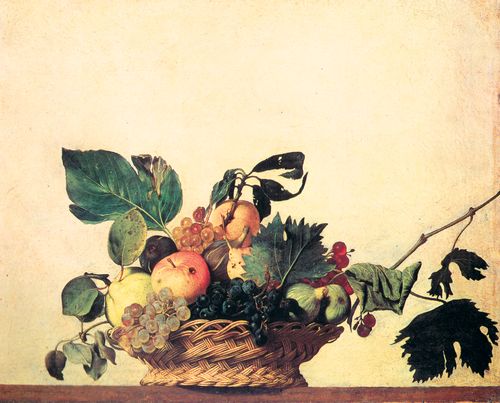 Caravaggio, Canestro di frutta, 1597 circa