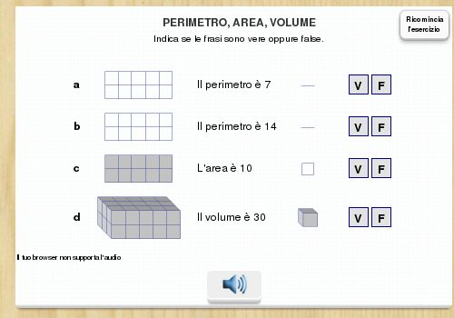 Perimetro, area, volume