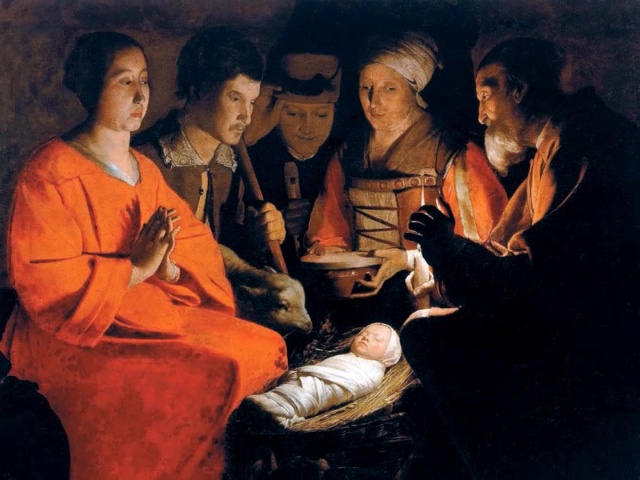 La rappresentazione della nascita di Gesù