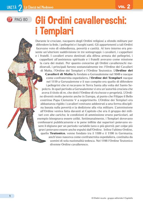 Gli Ordini cavallereschi: i Templari
