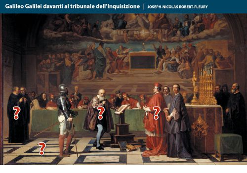 Galileo Galilei davanti  al tribunale dell’Inquisizione