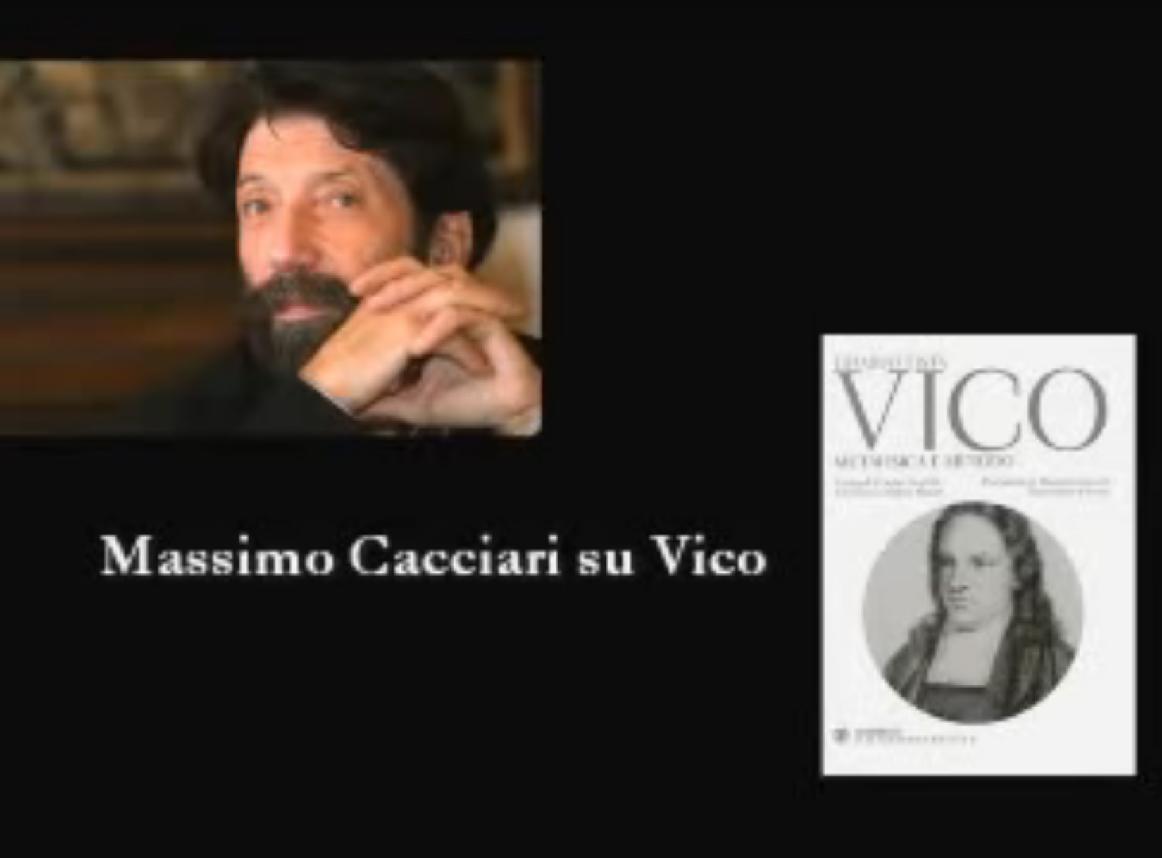 Massimo Cacciari - L'importanza del linguaggio in Vico