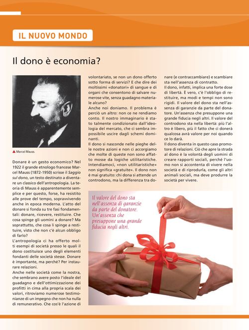 Il dono è economia?