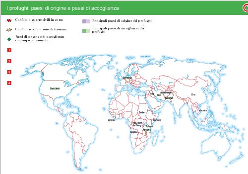 I profughi: paesi di origine e paesi di accoglienza