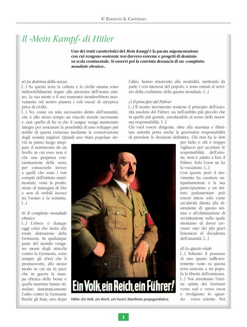 Il «Mein Kampf» di Hitler
