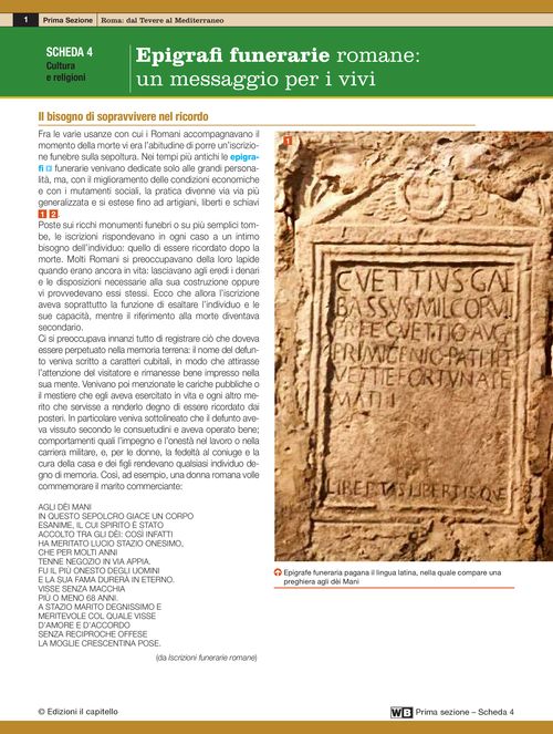 Epigrafi funerarie romane: un messaggio per i vivi.