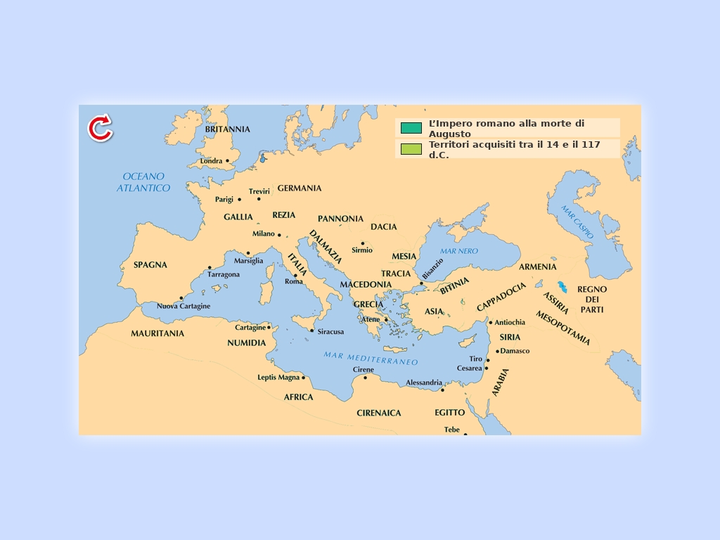 Massima espansione dell’Impero romano