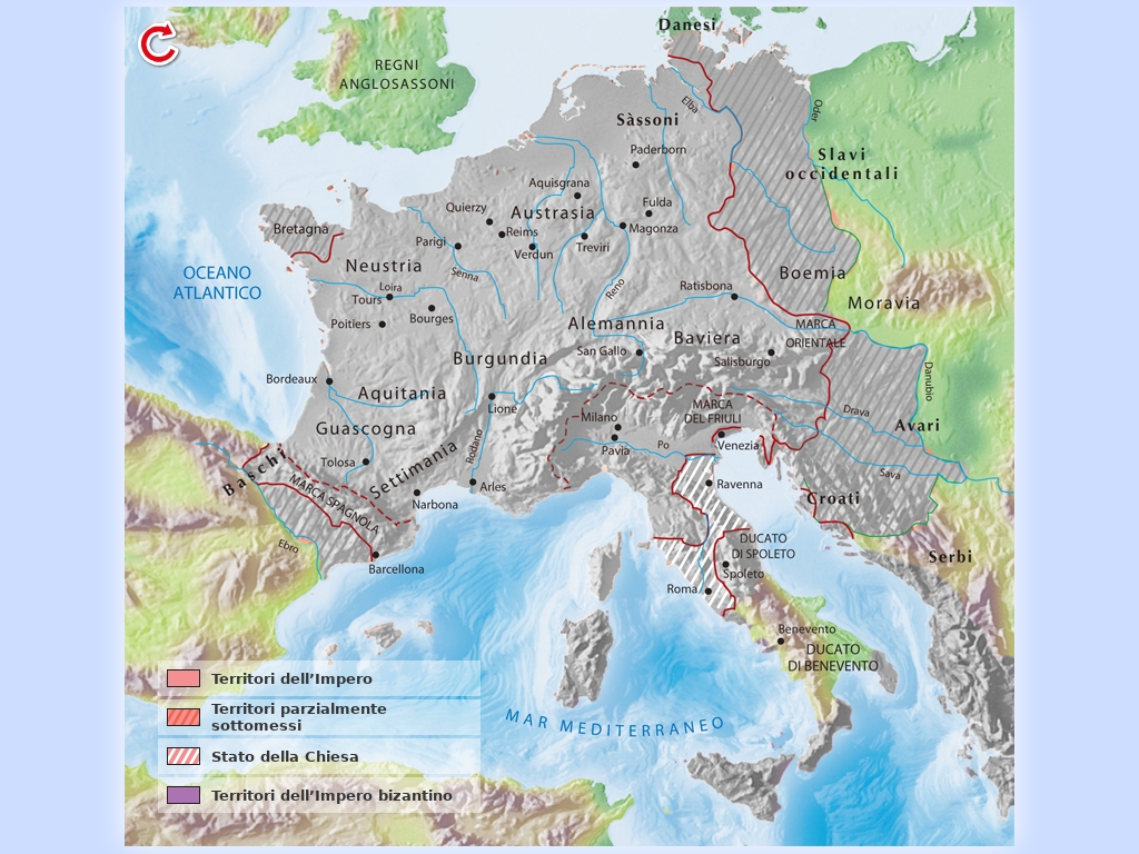 L’Impero carolingio o Sacro romano impero