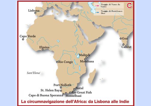 La circumnavigazione dell'Africa: da Lisbona alle Indie