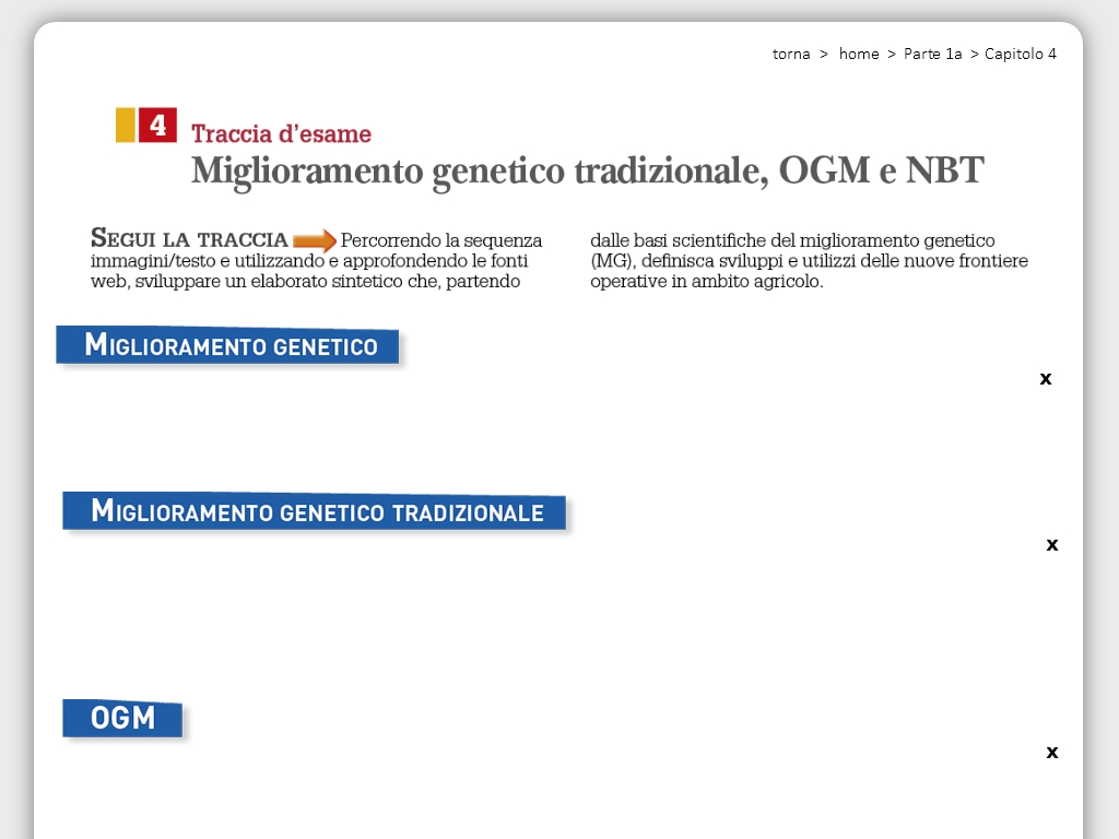 Miglioramento genetico tradizionale, OMG e NBT