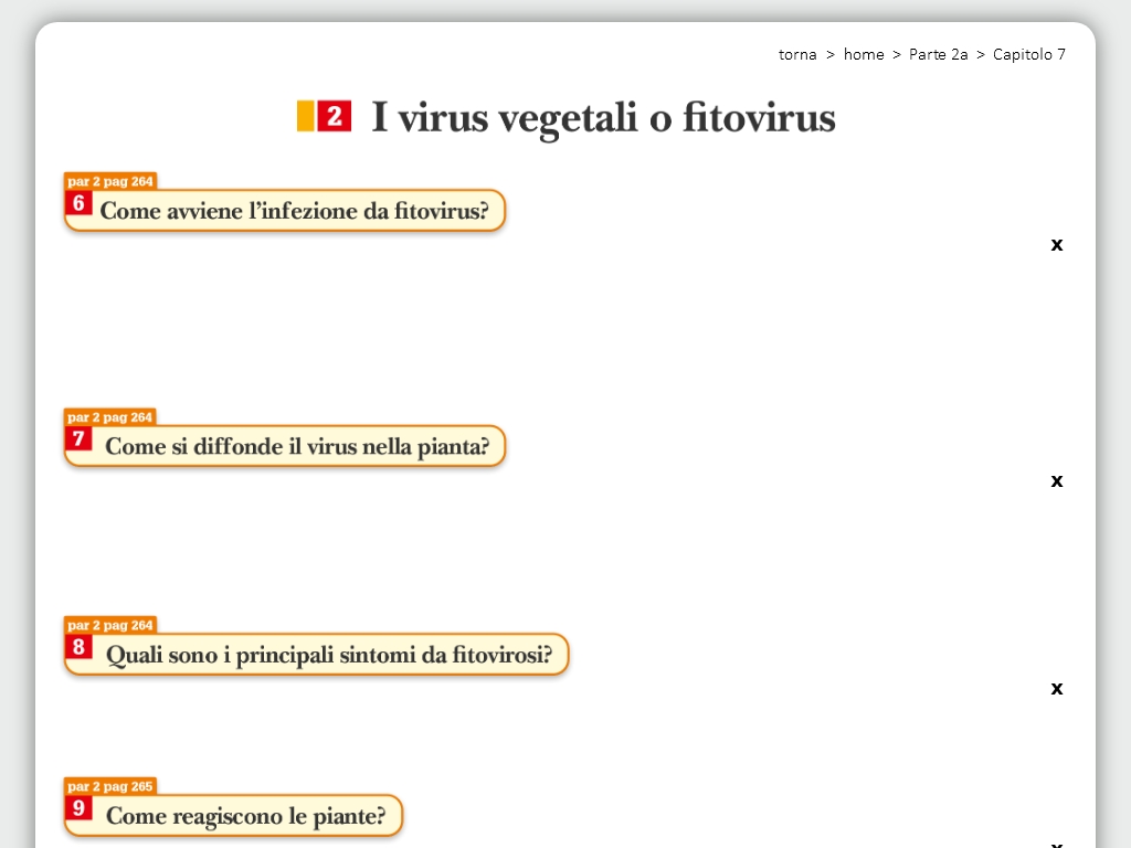 I virus vegetali o fitovirus