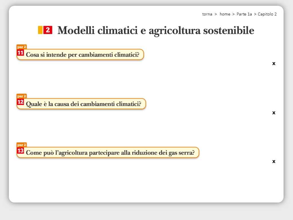 Modelli climatici e agricoltura sostenibile