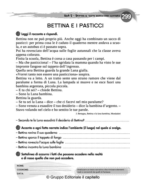 BETTINA E I PASTICCI