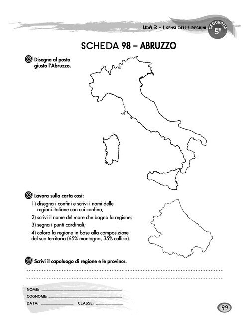 L'Abruzzo sulla carta