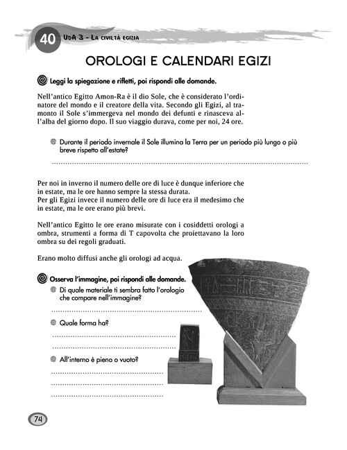 Orologi e calendari egizi