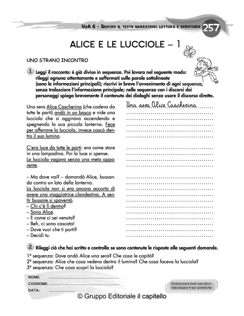 ALICE E LE LUCCIOLE – 1