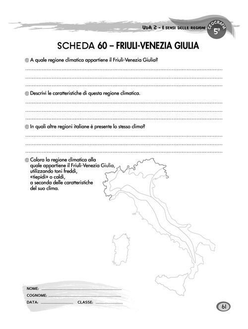 Il Friuli-Venezia Giulia - clima