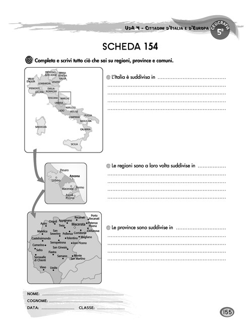 Regioni, province e comuni d'Italia
