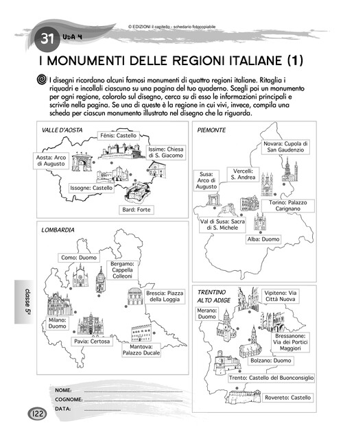 I monumenti delle regioni italiane (1)