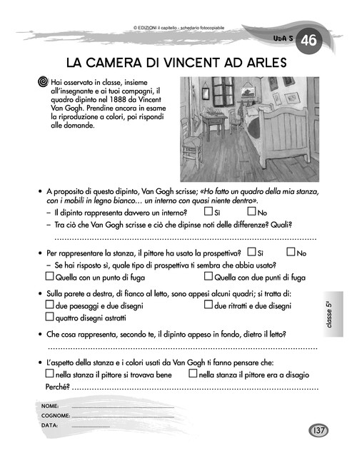 La camera di Vincent ad Arles