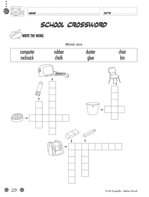 School crossword
