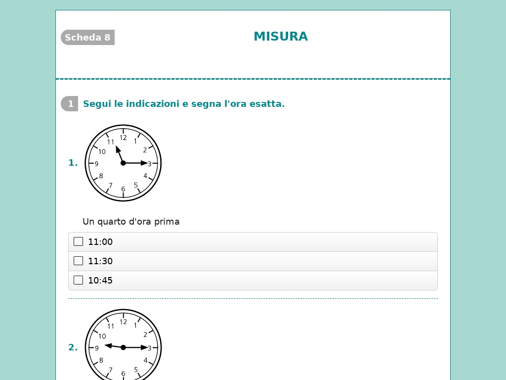Misura ( orologio ) - 2