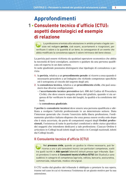 Consulente tecnico d’ufﬁcio (CTU): aspetti deontologici ed esempio di relazione